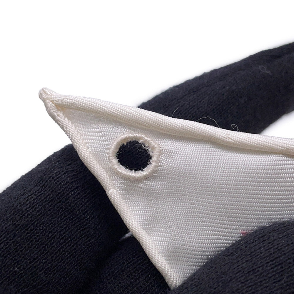 HERMES Carre Triangle Jean Garde-Robe Pop/ Garde Robe Pop Size 70 White/Multicolor Silk100%