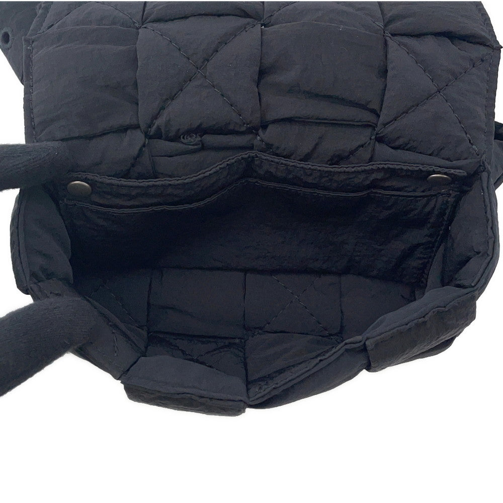 Bottega Veneta Padded Tech Cassette Belt Bag Black679763 Nylon Size Medium