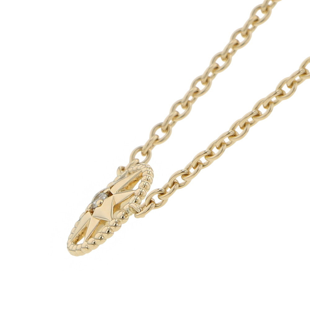 Dior Rose Devan 1P Diamond NecklaceJRDV95170 18K Yellow Gold