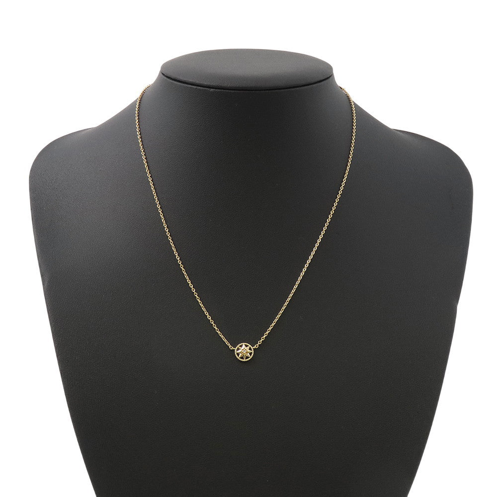Dior Rose Devan 1P Diamond NecklaceJRDV95170 18K Yellow Gold
