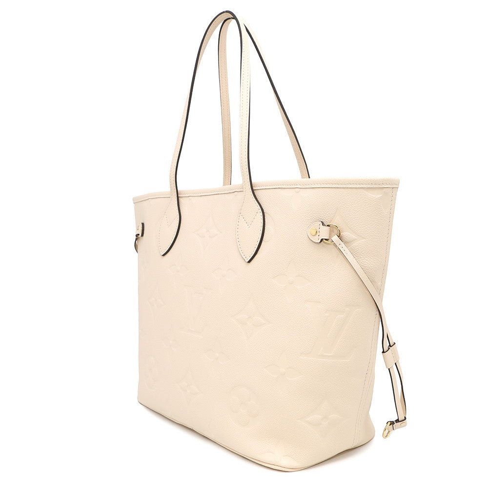 LOUIS VUITTON Neverfull claimM46676 Monogram Empreinte Leather Size MM