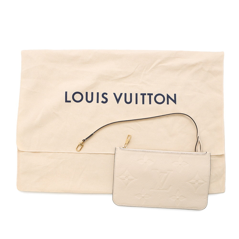 LOUIS VUITTON Neverfull claimM46676 Monogram Empreinte Leather Size MM