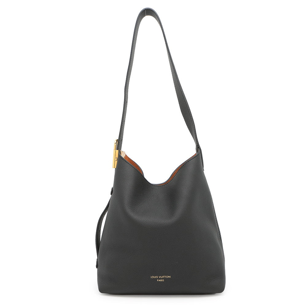 LOUIS VUITTON Lowkey Hobo NoirM25352 Calf Leather Size PM