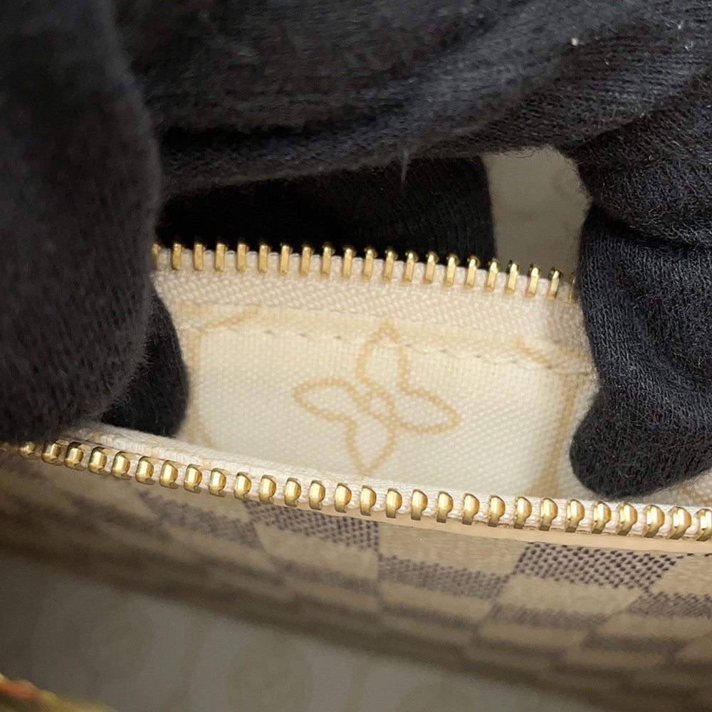 LOUIS VUITTON Neonoe WhiteN40474 Damier Azur Size MM