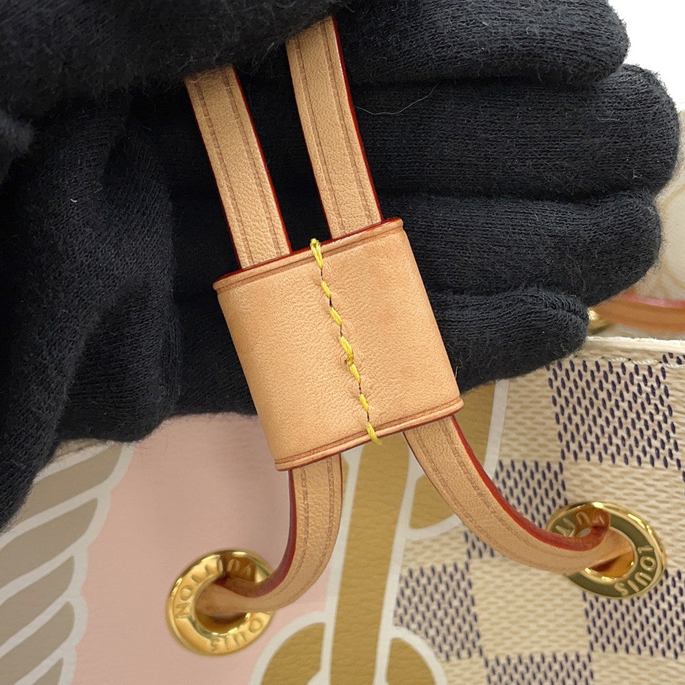 LOUIS VUITTON Neonoe WhiteN40474 Damier Azur Size MM