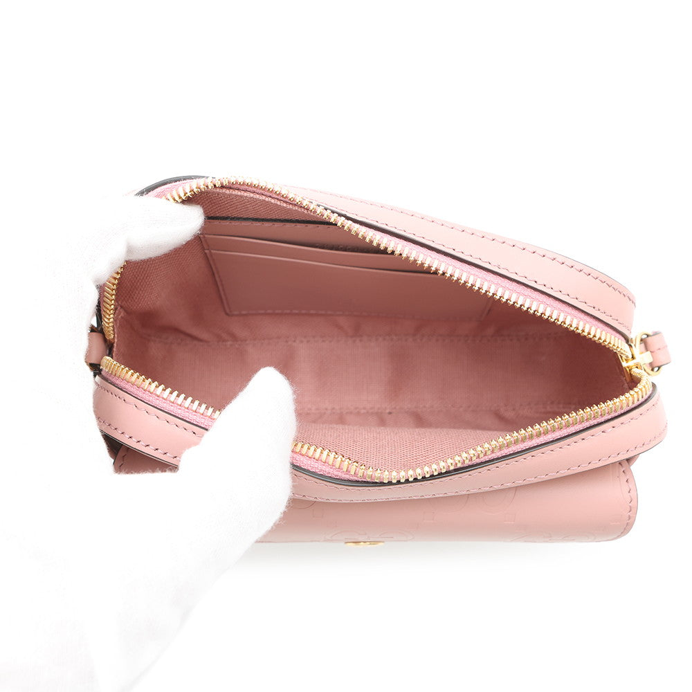 GUCCI GG Super Mini ChainShoulder Bag Pink781554 Leather