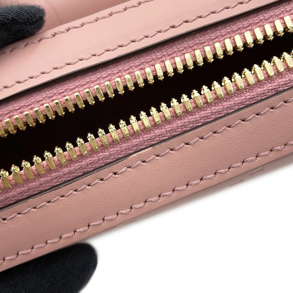 GUCCI GG Super Mini ChainShoulder Bag Pink781554 Leather