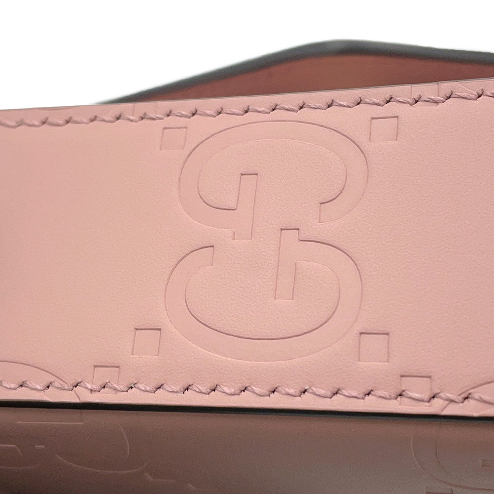 GUCCI GG Super Mini ChainShoulder Bag Pink781554 Leather