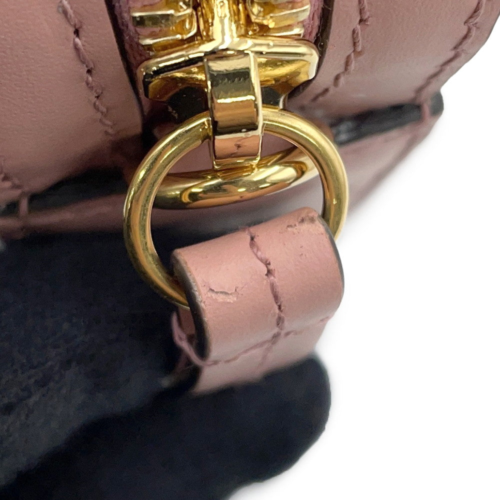 GUCCI GG Super Mini ChainShoulder Bag Pink781554 Leather