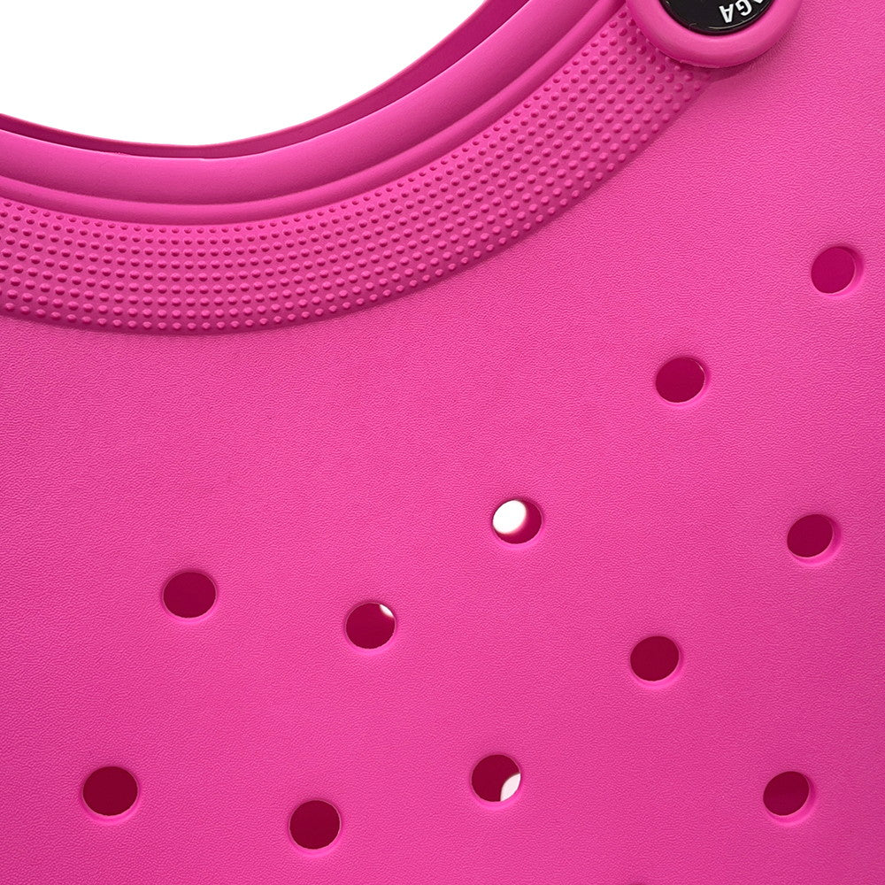 BALENCIAGA Crocs Bag Pink702266 Rubber Size Large
