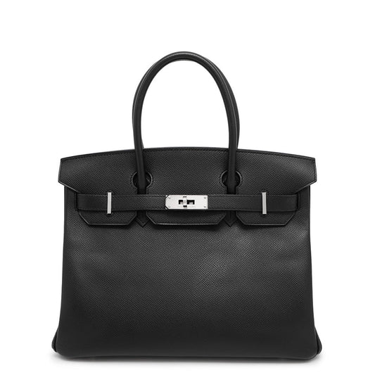 HERMES Birkin Black Epsom Size 30