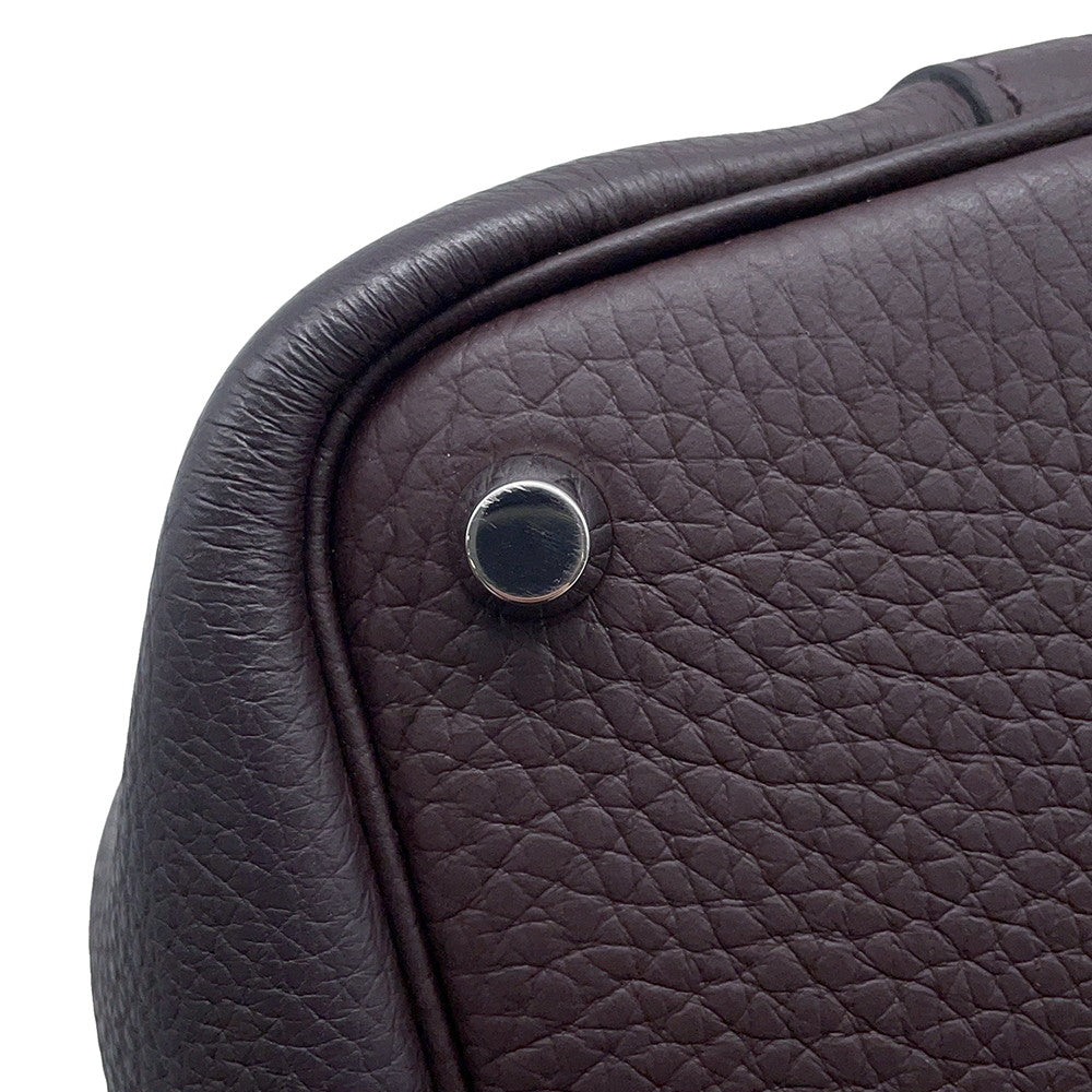 HERMES Picotin Lock Casaque2 Blue Nuit/RougeSellier/Framboise Taurillon Clemence Size PM