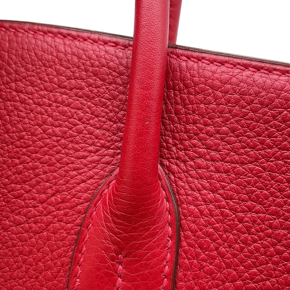 HERMES Birkin Rouge Casaque Taurillon Clemence Size 35