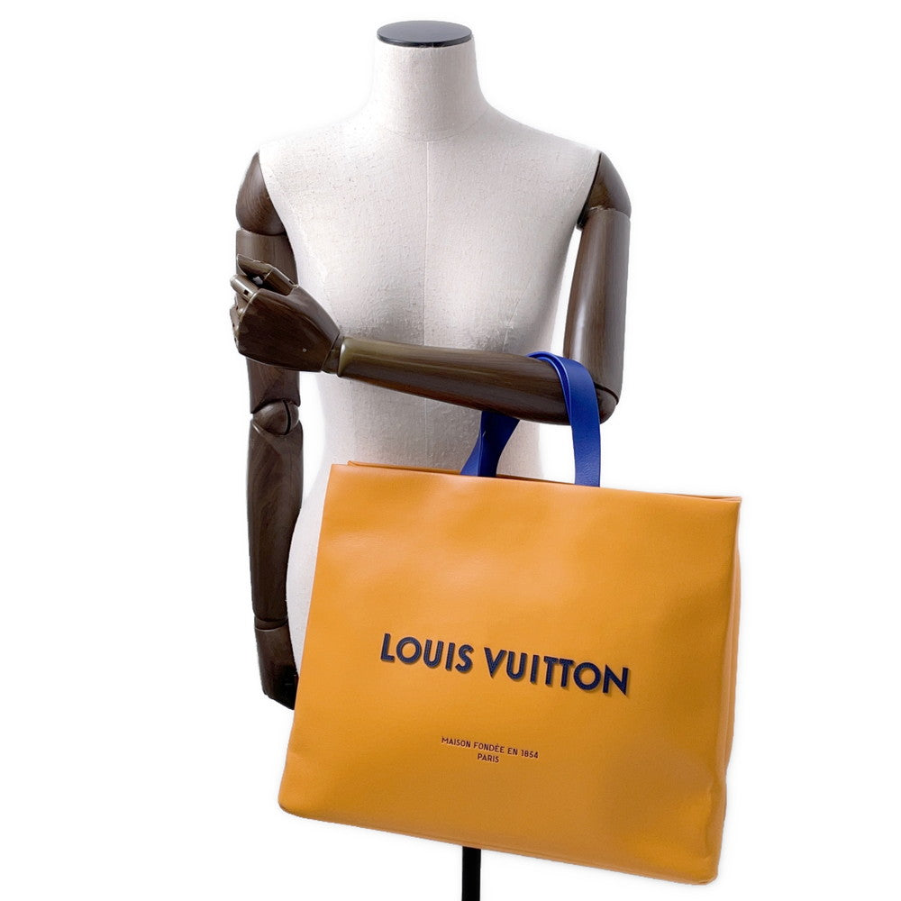 LOUIS VUITTON Shopper tote SaffronM24457 Leather Size MM