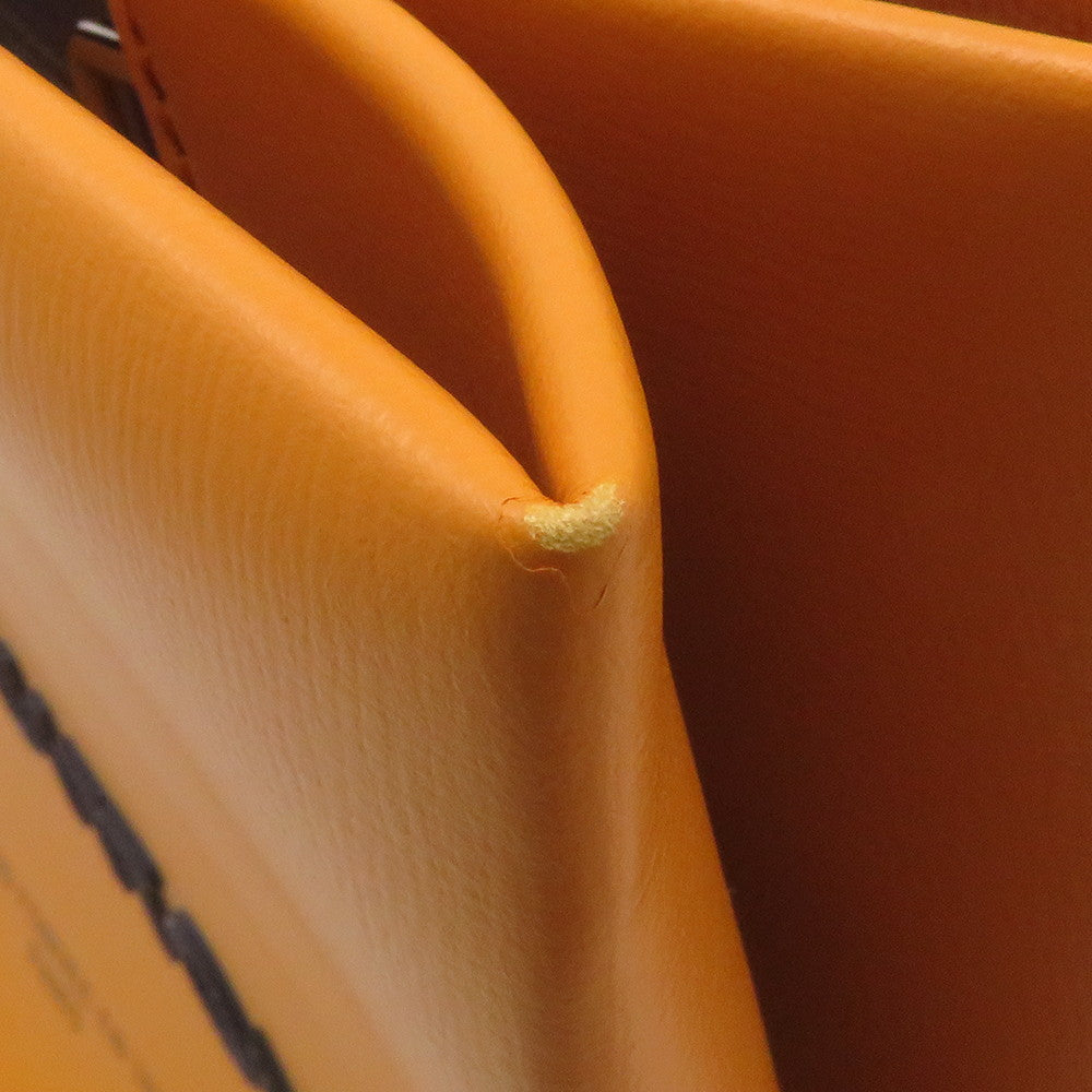 LOUIS VUITTON Shopper tote SaffronM24457 Leather Size MM