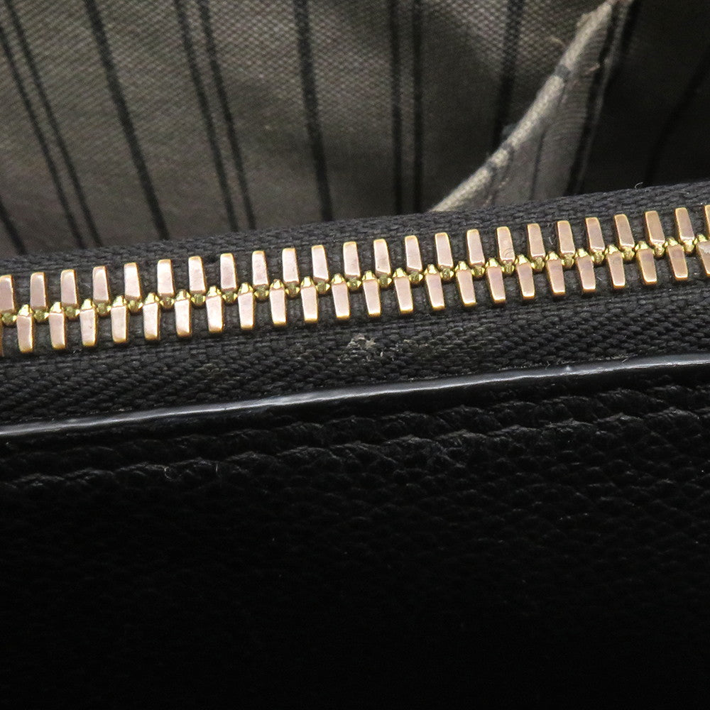 LOUIS VUITTON Montaigne NoirM41048 Monogram Empreinte Leather Size MM