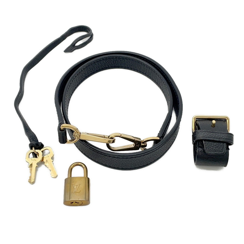 LOUIS VUITTON Montaigne NoirM41048 Monogram Empreinte Leather Size MM