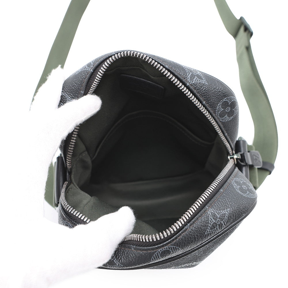 LOUIS VUITTON Danube Noir/KhakiM43677 Monogram Eclipse Vivienne Size PM