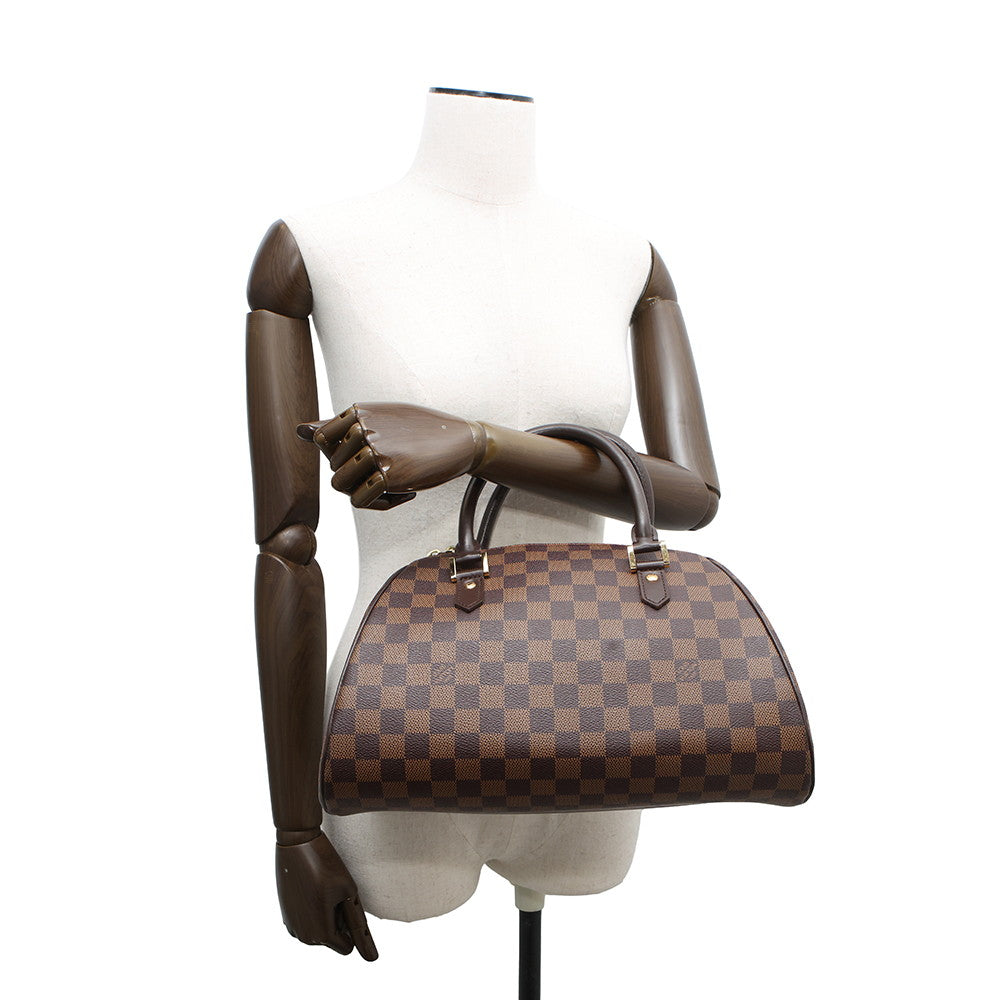 LOUIS VUITTON Ribera RedN41434 Damier Ebene Canvas Size MM