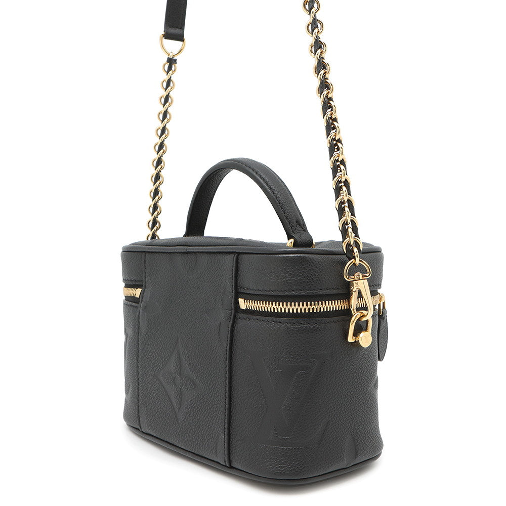 LOUIS VUITTON Vanity NoirM45598 Monogram Empreinte Leather Size PM