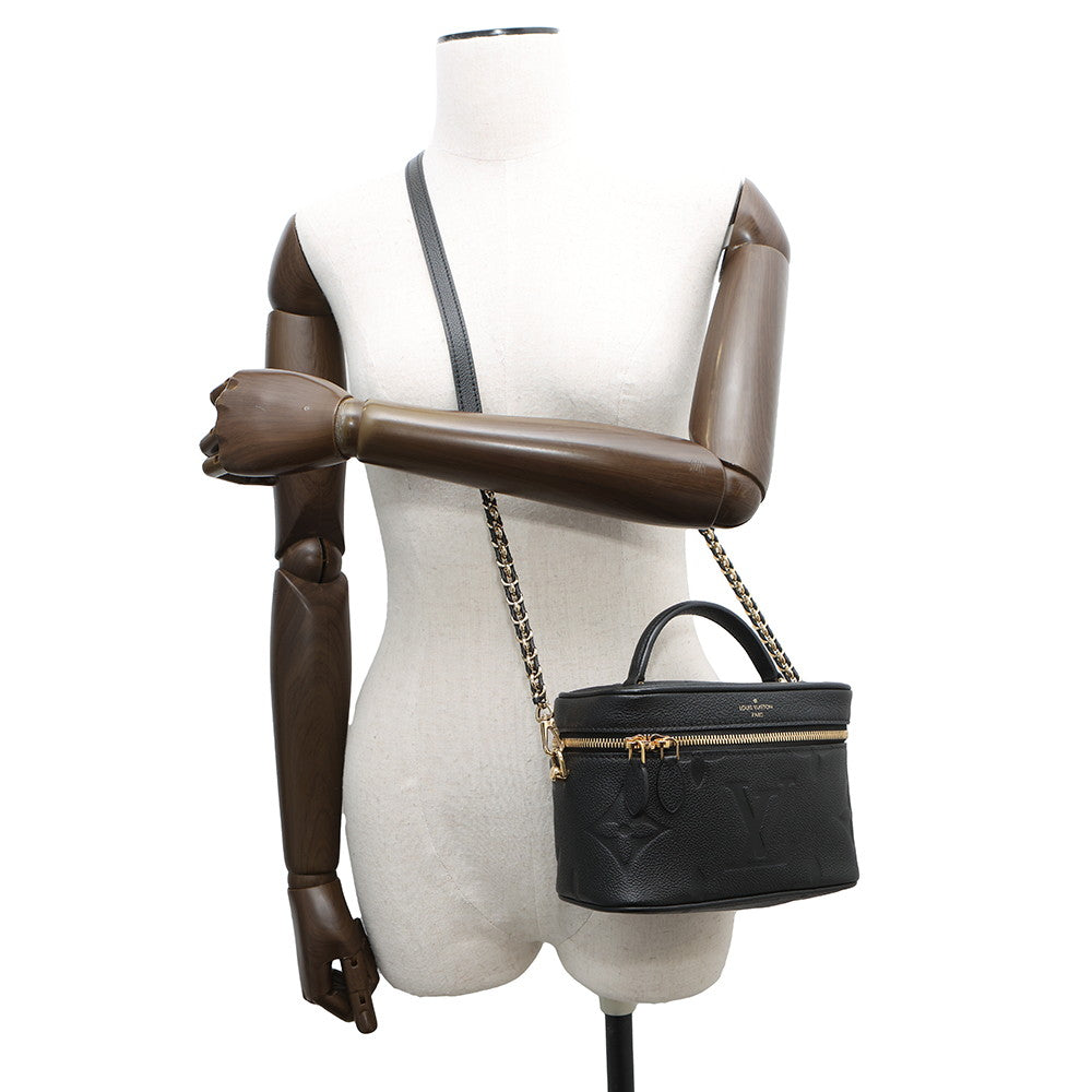 LOUIS VUITTON Vanity NoirM45598 Monogram Empreinte Leather Size PM
