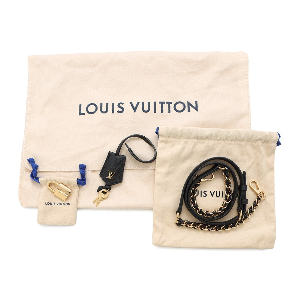 LOUIS VUITTON Vanity NoirM45598 Monogram Empreinte Leather Size PM