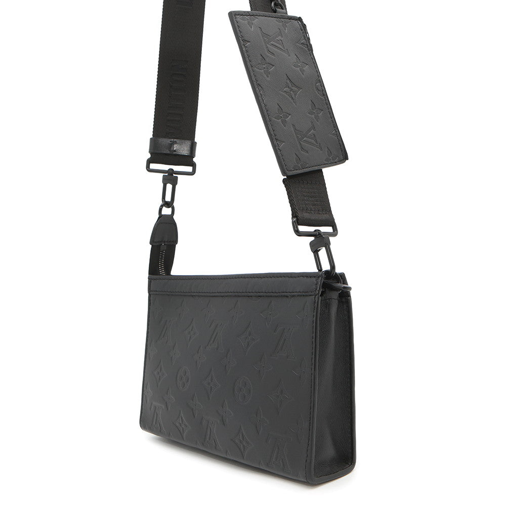 LOUIS VUITTON Gaston Wearable Wallet NoirM81115 Monogram Shadow