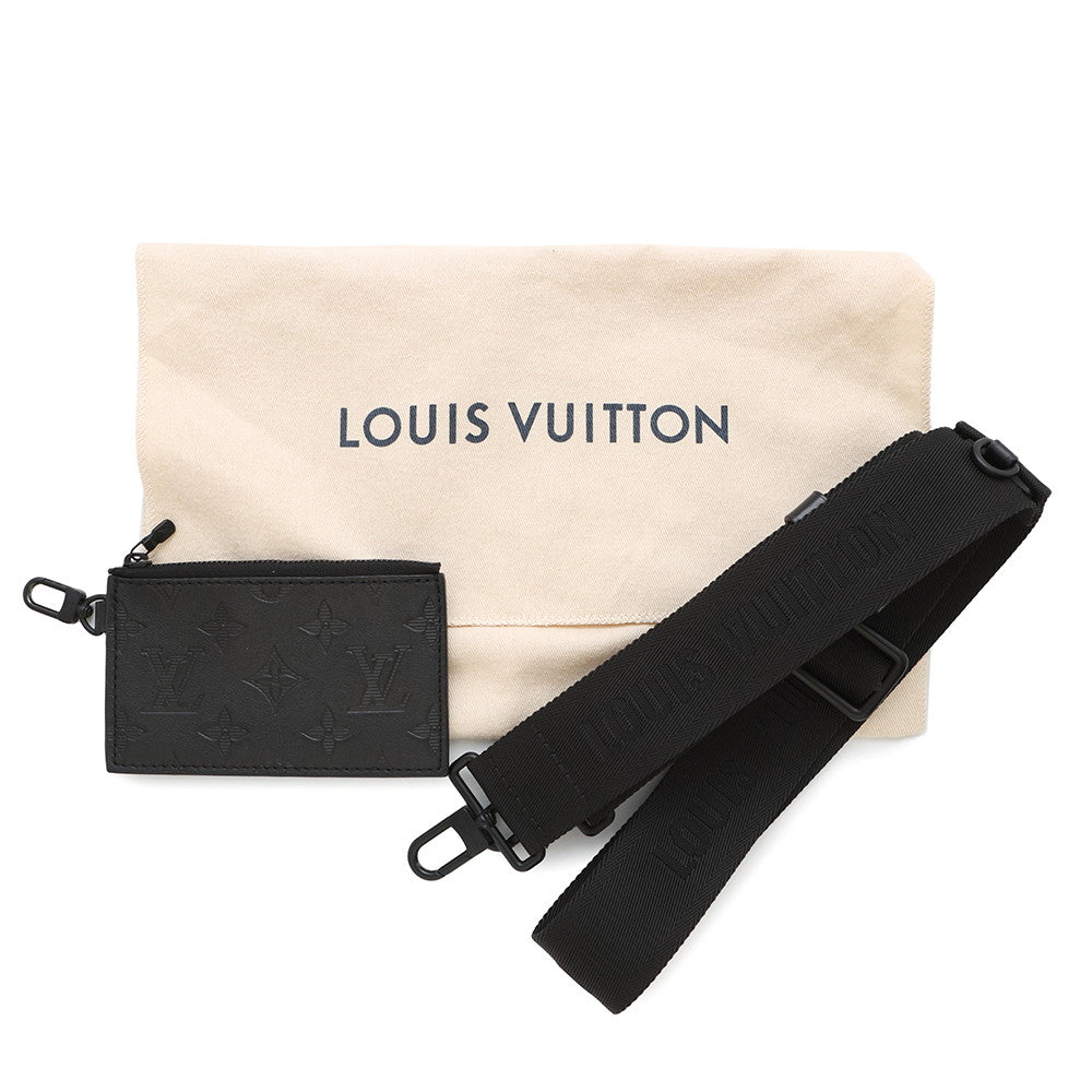 LOUIS VUITTON Gaston Wearable Wallet NoirM81115 Monogram Shadow