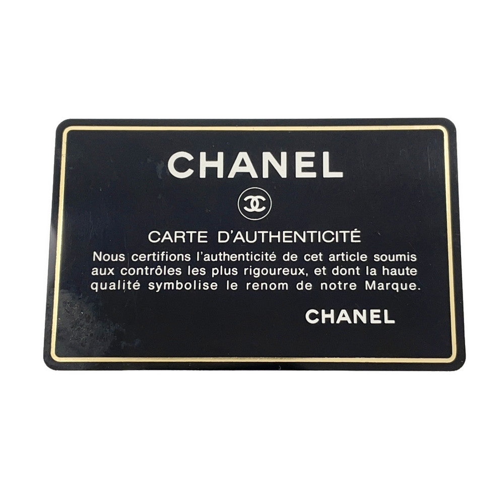 CHANEL Mademoiselle Single Flap ChainShoulder Bag Black Caviar Leather Size 30