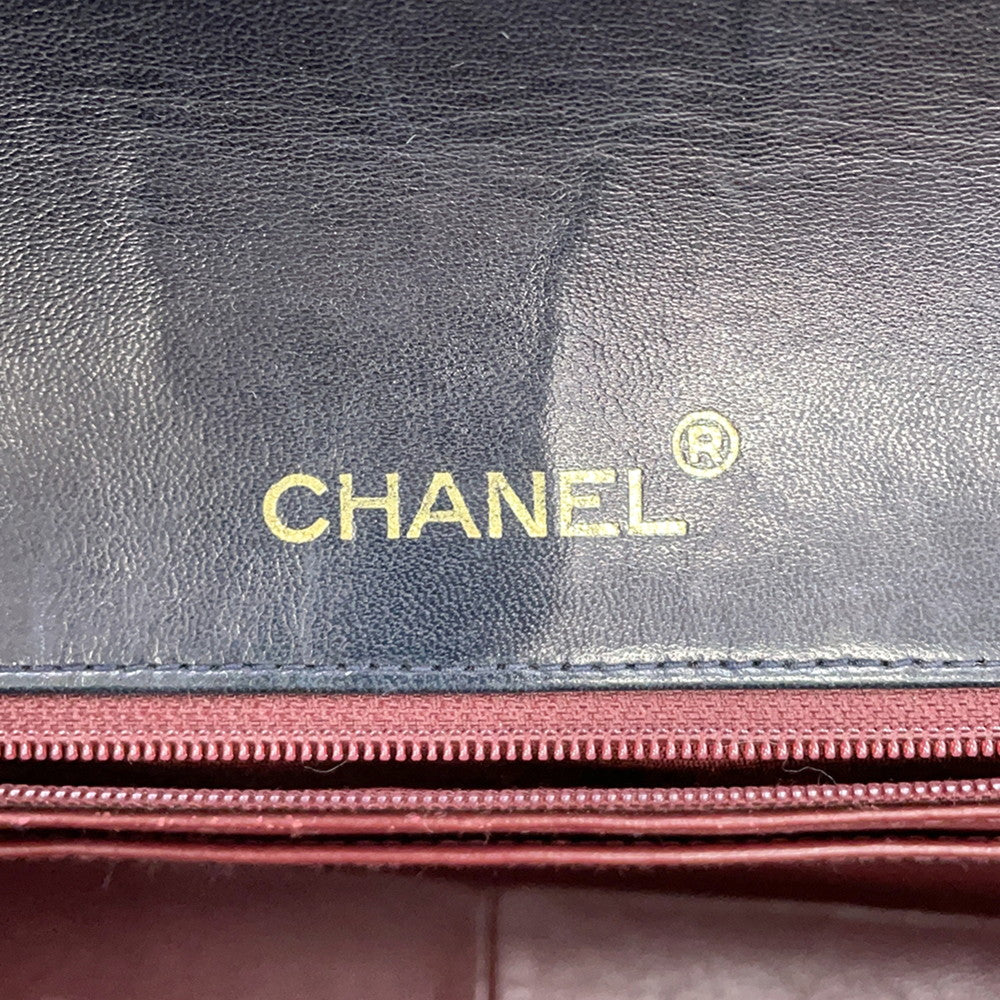 CHANEL Diana ChainShoulder Bag Navy Lambskin