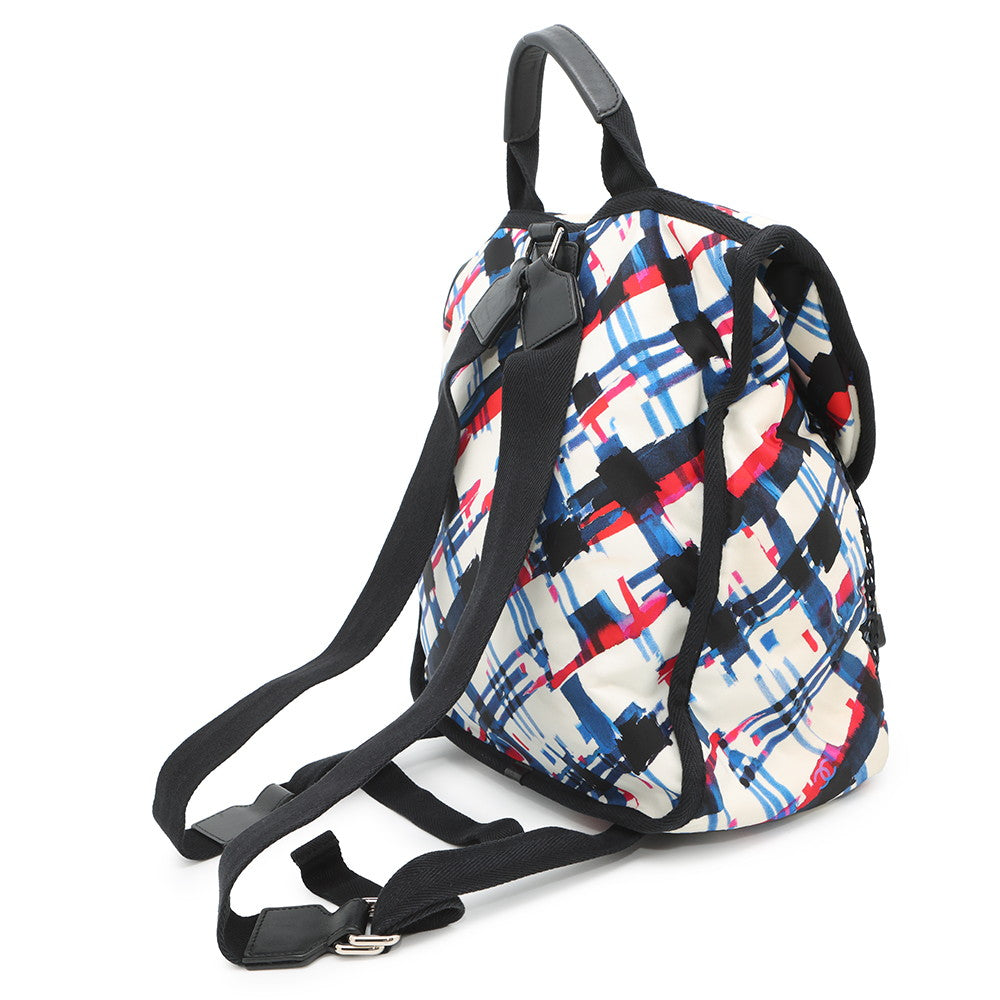 CHANEL Airline Backpack White/MulticolorA93326 Nylon