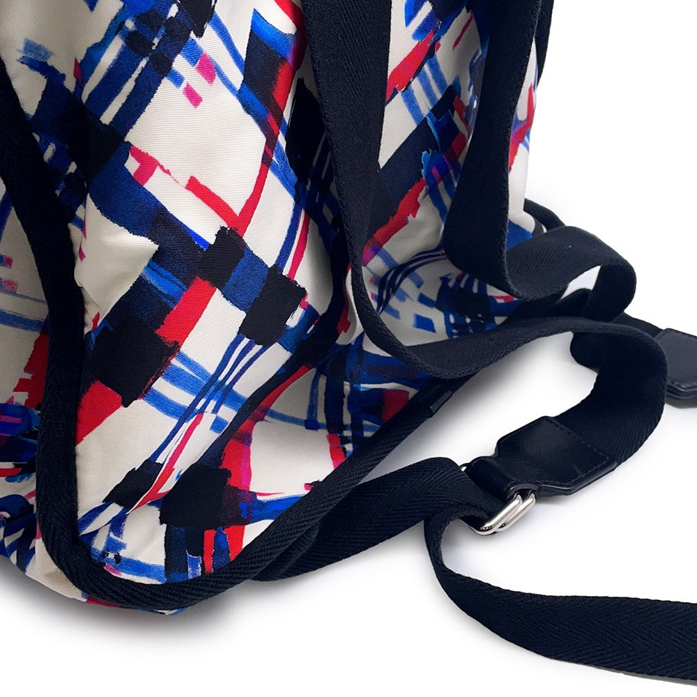 CHANEL Airline Backpack White/MulticolorA93326 Nylon