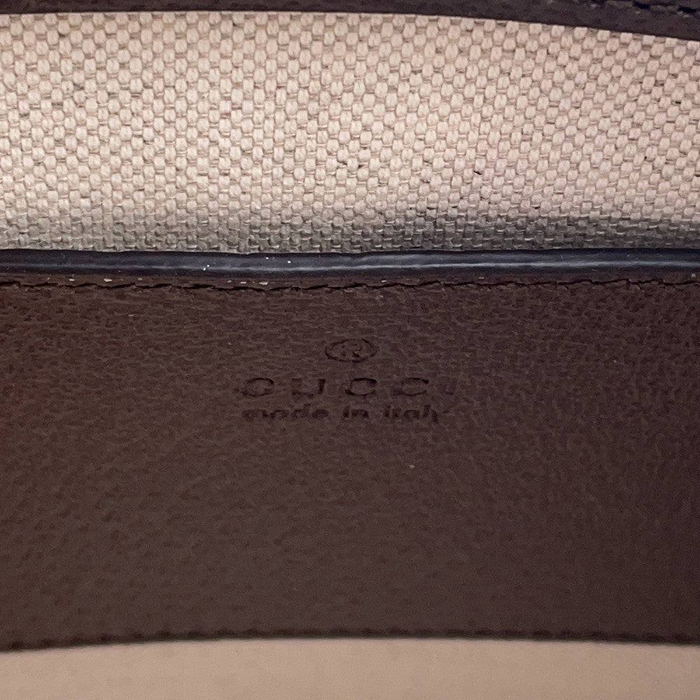 GUCCI Jumbo GG 2WAY Shoulder Bag Brown699406 Canvas Leather Size Mini