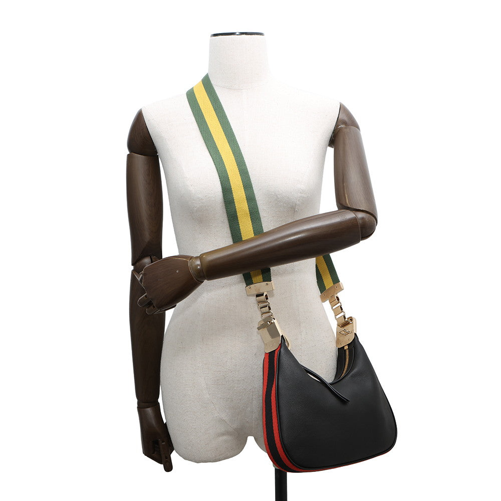 GUCCI Attaché Shoulder Bag Black699409 Leather