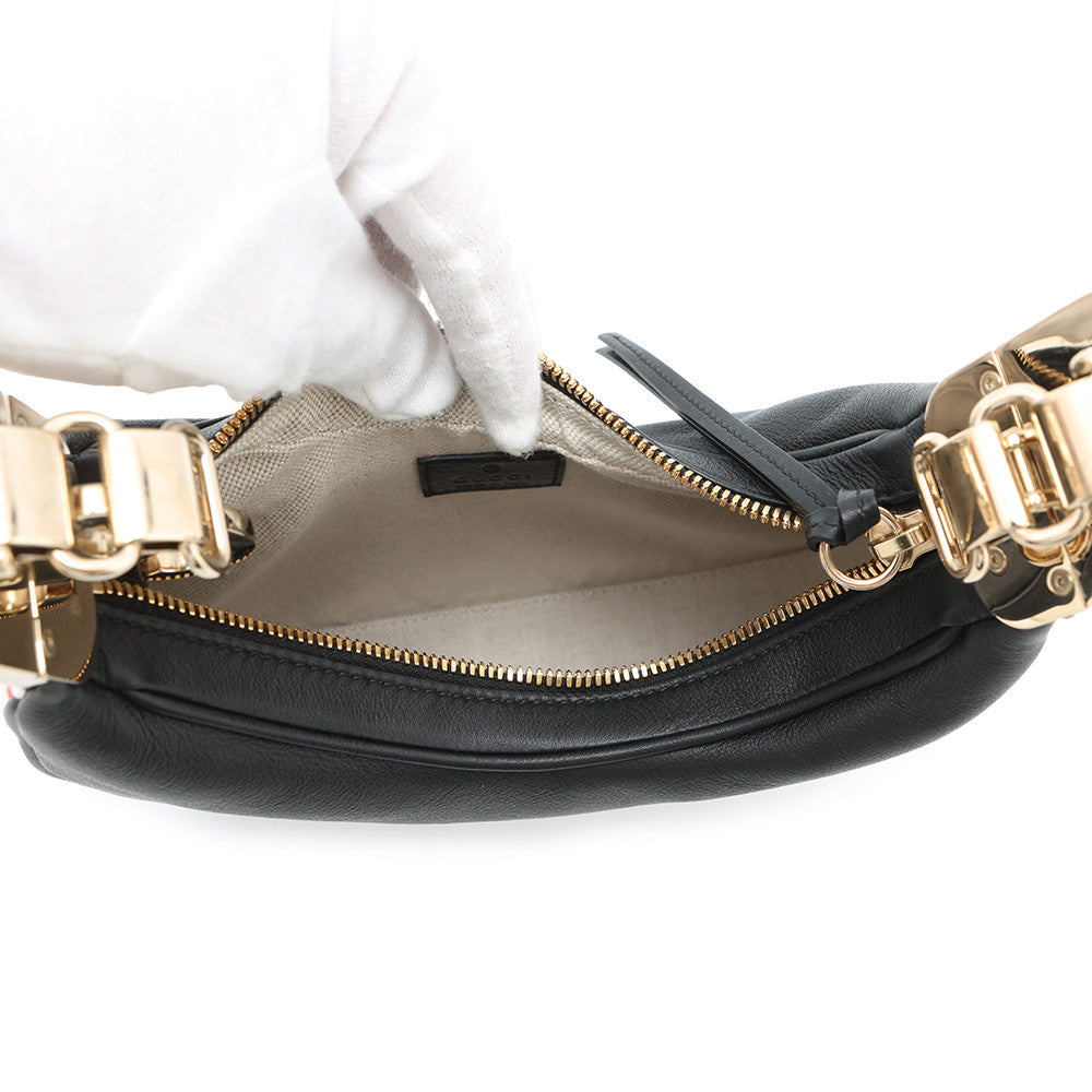 GUCCI Attaché Shoulder Bag Black699409 Leather