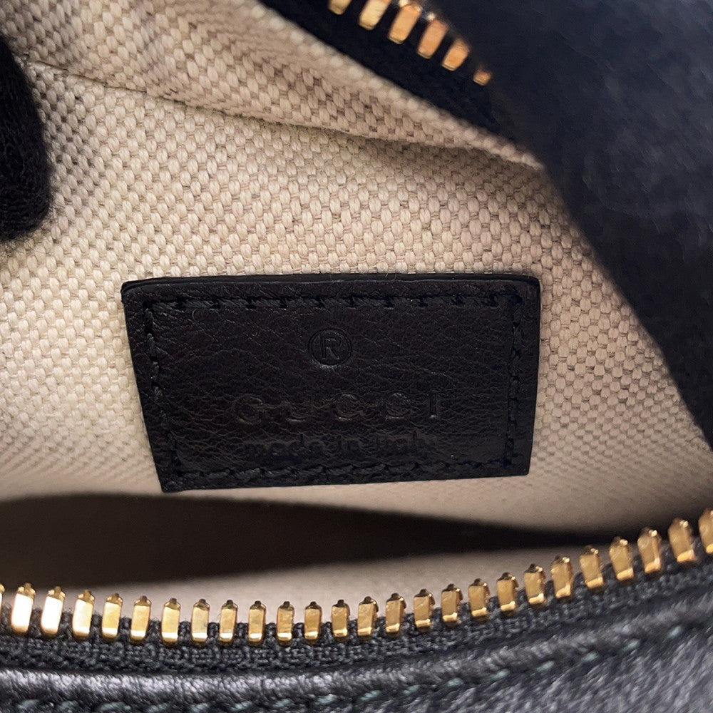 GUCCI Attaché Shoulder Bag Black699409 Leather