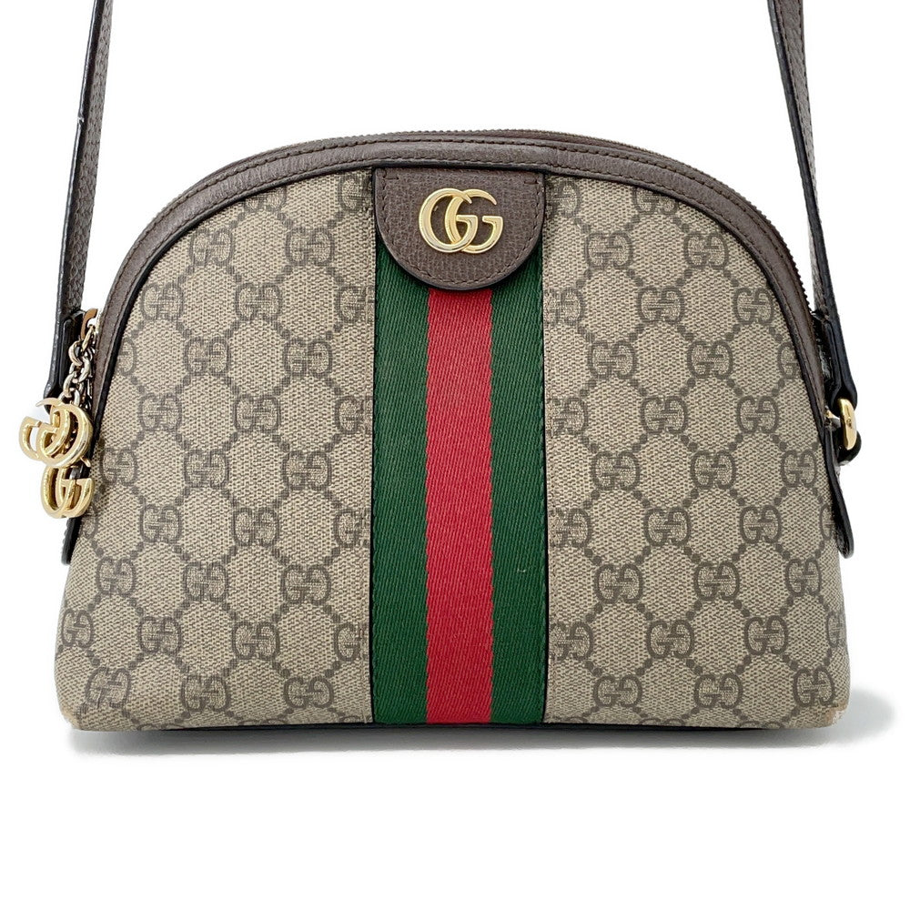 GUCCI Ophidia GG Supreme Shoulder Bag Beige/Brown499621 PVC Leather