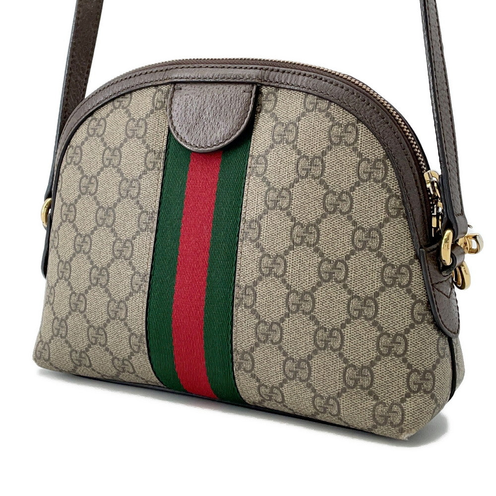 GUCCI Ophidia GG Supreme Shoulder Bag Beige/Brown499621 PVC Leather