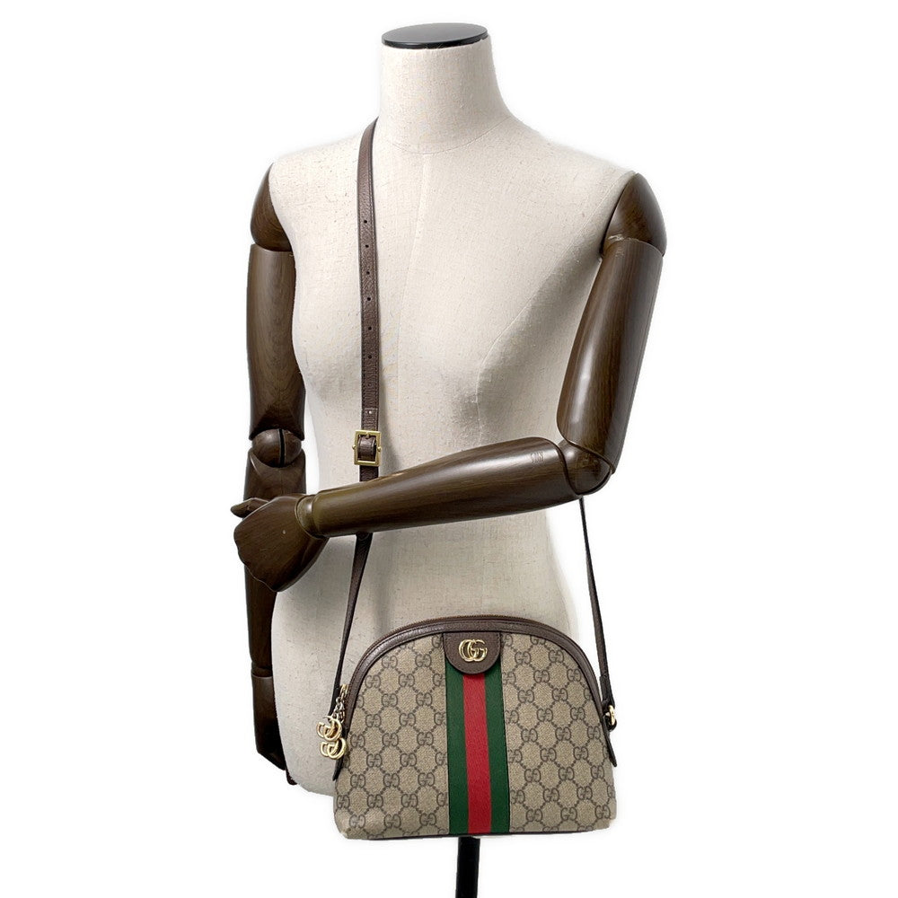 GUCCI Ophidia GG Supreme Shoulder Bag Beige/Brown499621 PVC Leather