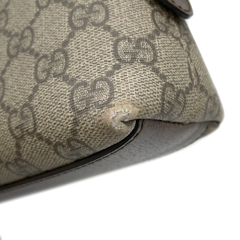 GUCCI Ophidia GG Supreme Shoulder Bag Beige/Brown499621 PVC Leather