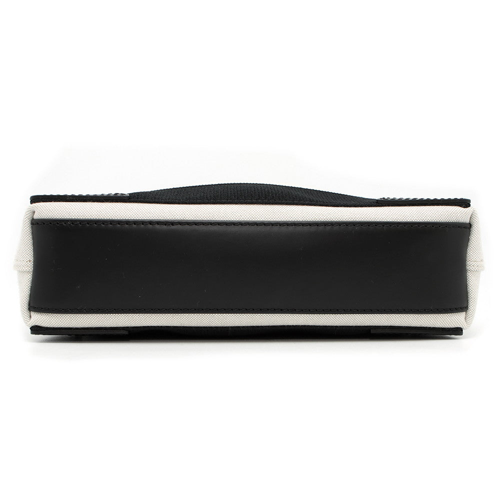 BALENCIAGA Navy Kabas Natural/Black390346 Canvas Size XS