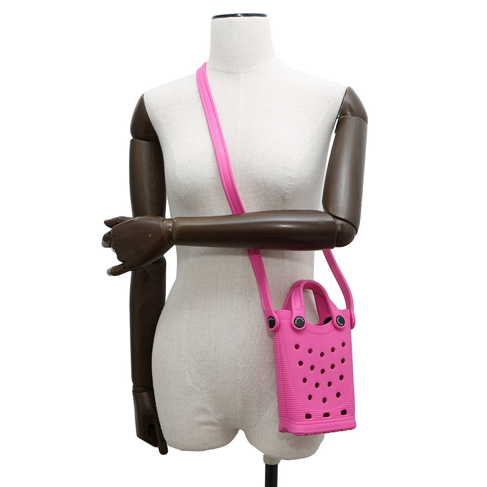 BALENCIAGA CROCSCollaboration Phone Holder Pink702264 Rubber