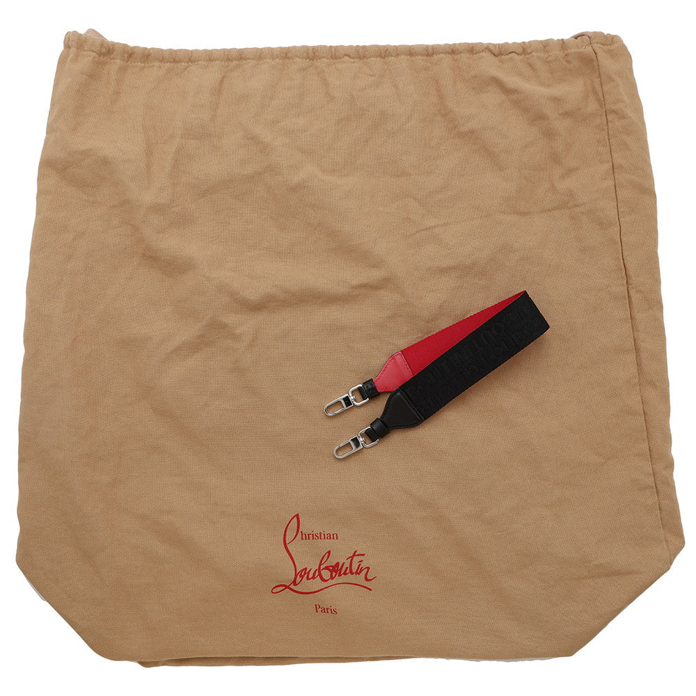 Christian Louboutin Sailor Swim Drawstring BagShoulder Bag Red/Multicolor3225106 Rubber Nylon