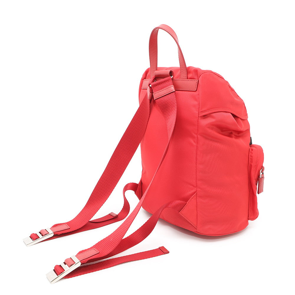 PRADA Backpack Red Nylon