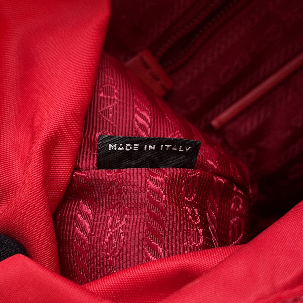 PRADA Backpack Red Nylon