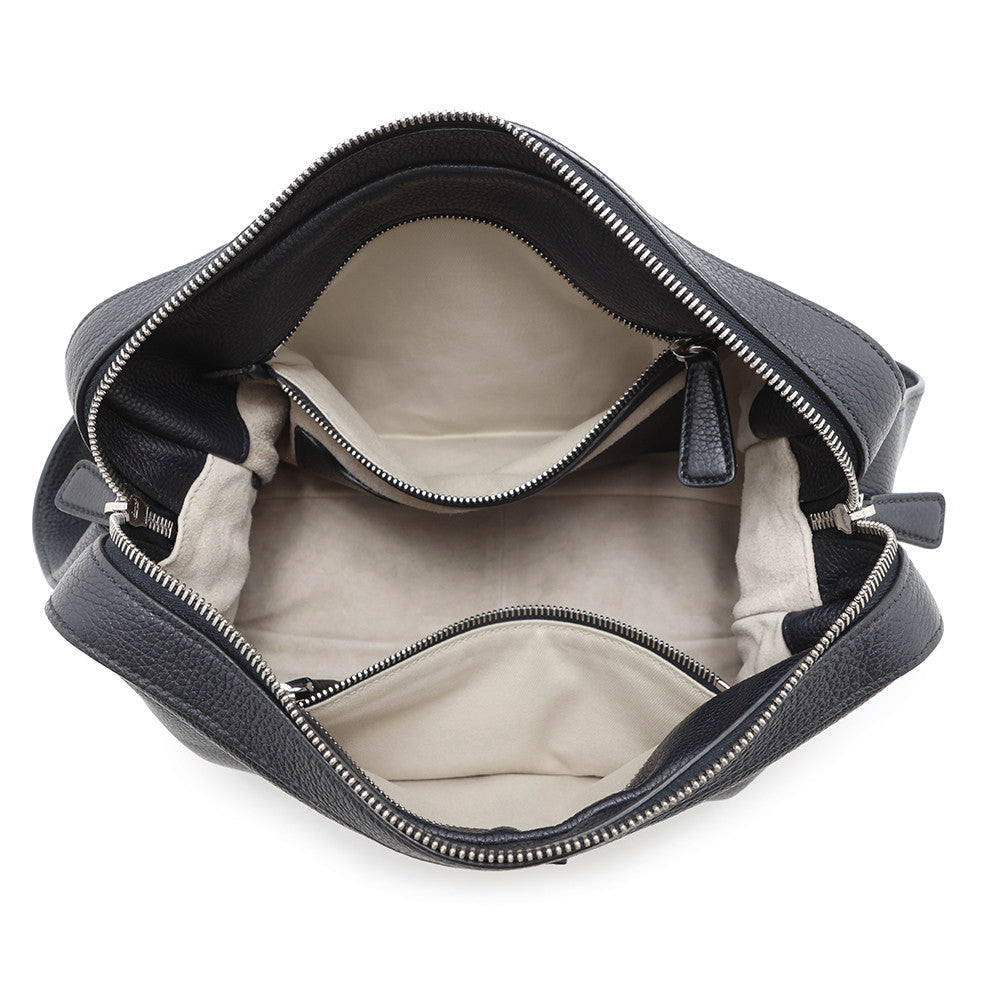 PRADA One Shoulder Bag Navy1BC023 Leather