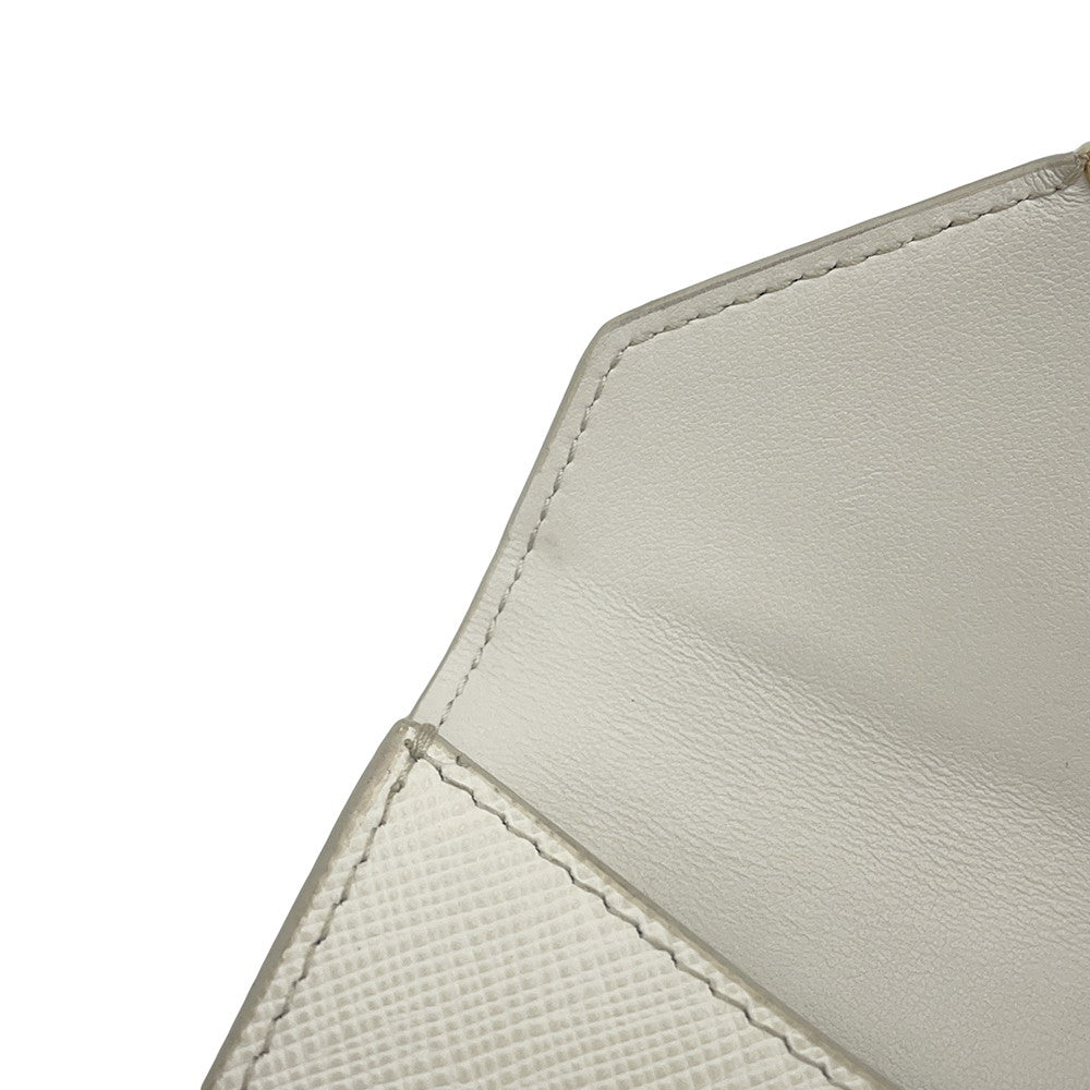 PRADA Mini Shoulder Bag White1BP050 Saffiano LeatherLeather