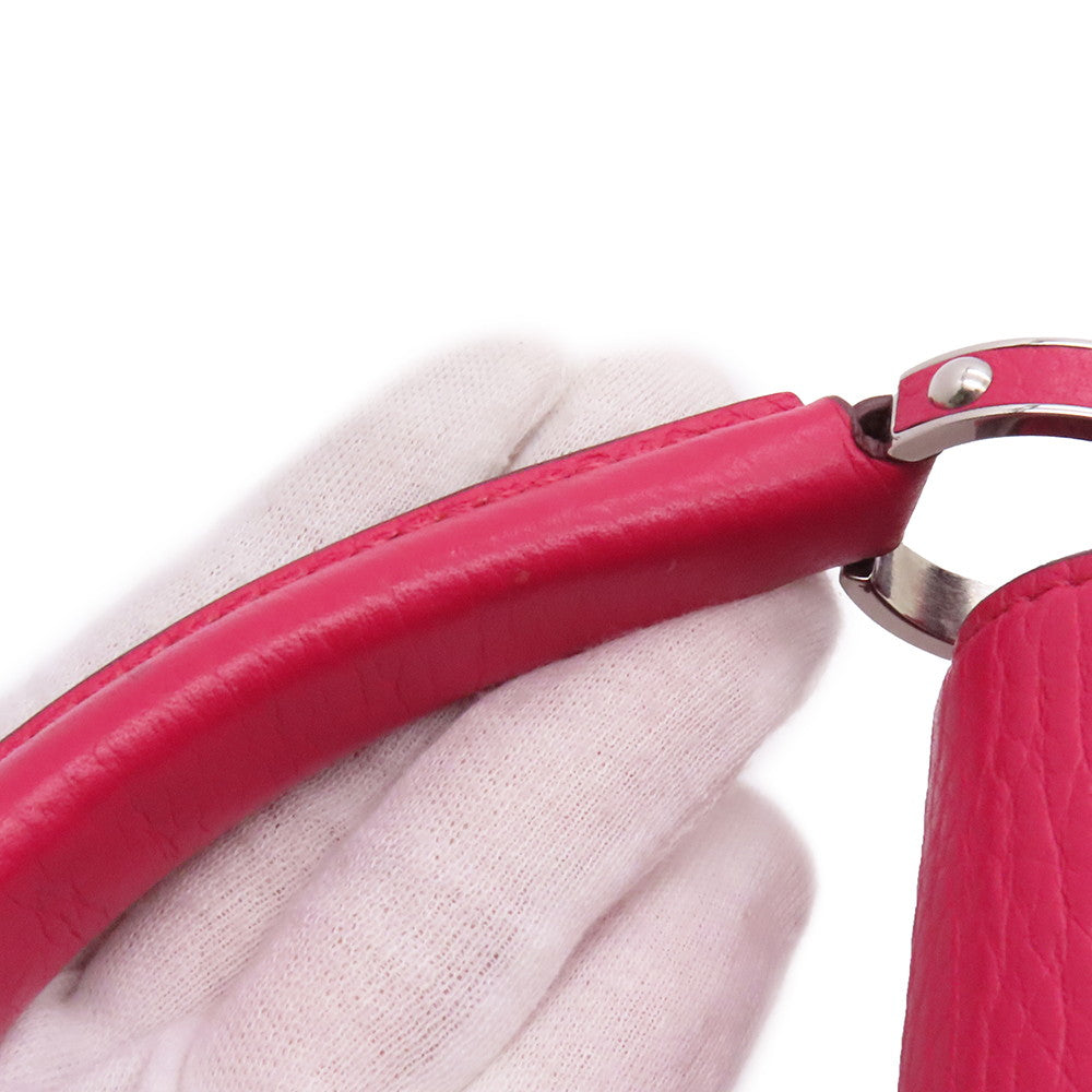 LOUIS VUITTON Capucines PinkM90294 Taurillon Leather Size BB