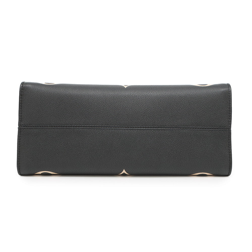 LOUIS VUITTON Onthego Noir/BeigeM45495 Bicolor Monogram Empreinte Leather Size MM