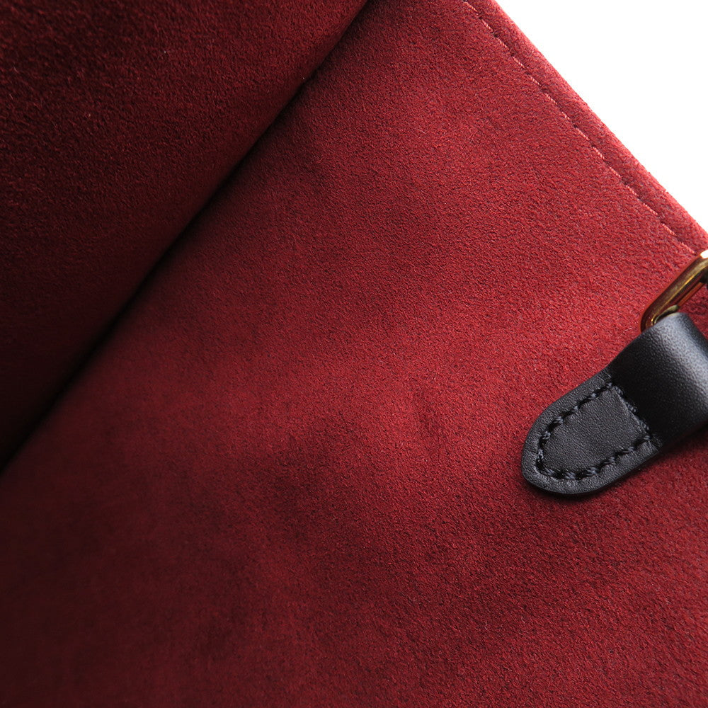 LOUIS VUITTON Onthego Noir/BeigeM45495 Bicolor Monogram Empreinte Leather Size MM